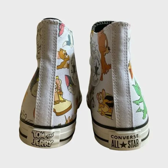 NEW Converse x Tom and Jerry Chuck Taylor All Star Limited Ed Men's 10 Wmn's 12 - Picture 11 of 16